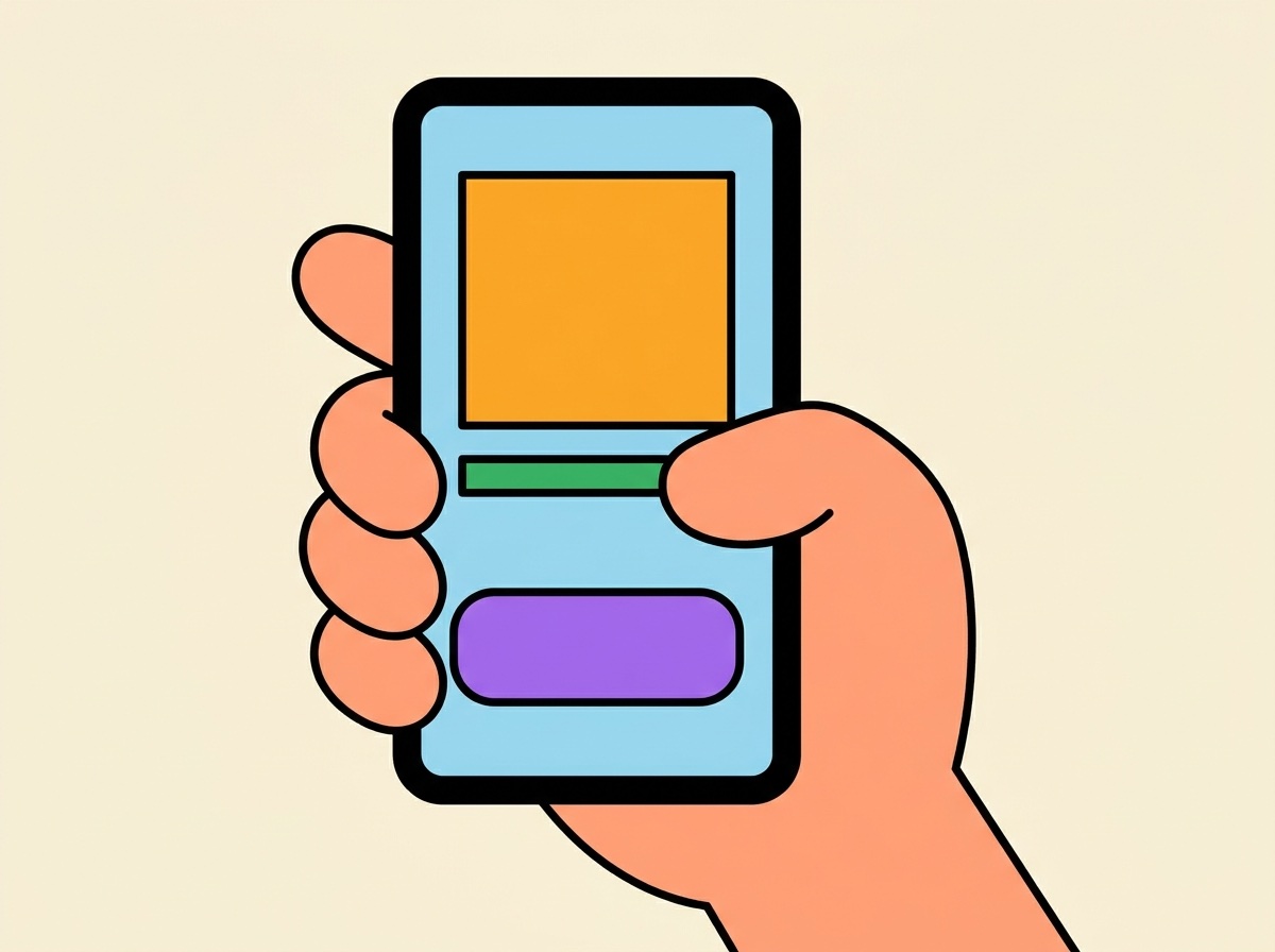 A phone showing a fast-loading storefront