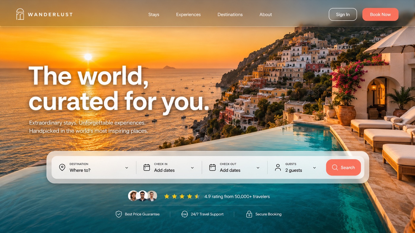 Wanderlust store hero